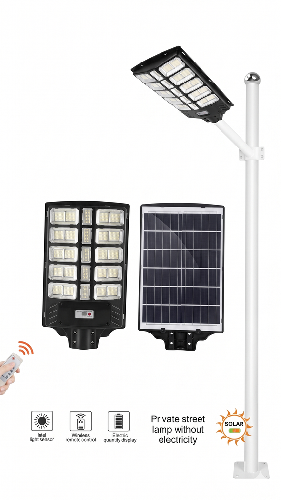 كشاف بالطاقة الشمسية 1200واط  مصباح شارع YG LED SOLAR STREET 1200W