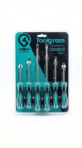 [TOOLGRAM] طقم مفك سكاريب   TGSD0602  6PCS