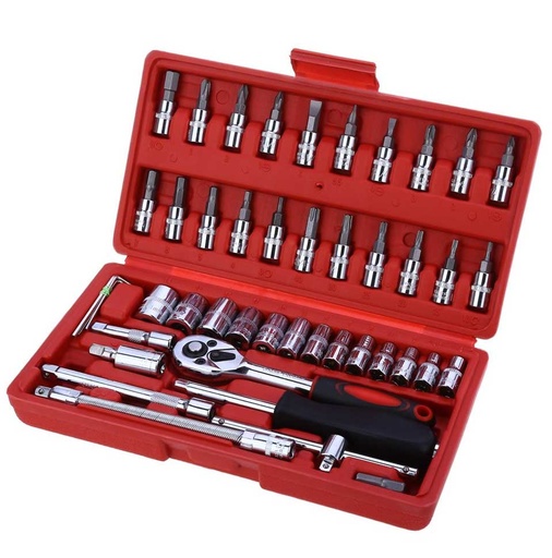 [TOOLGRAM] عدة فك وتركيب 46 PIECE TOOL SET TOOLGRAM